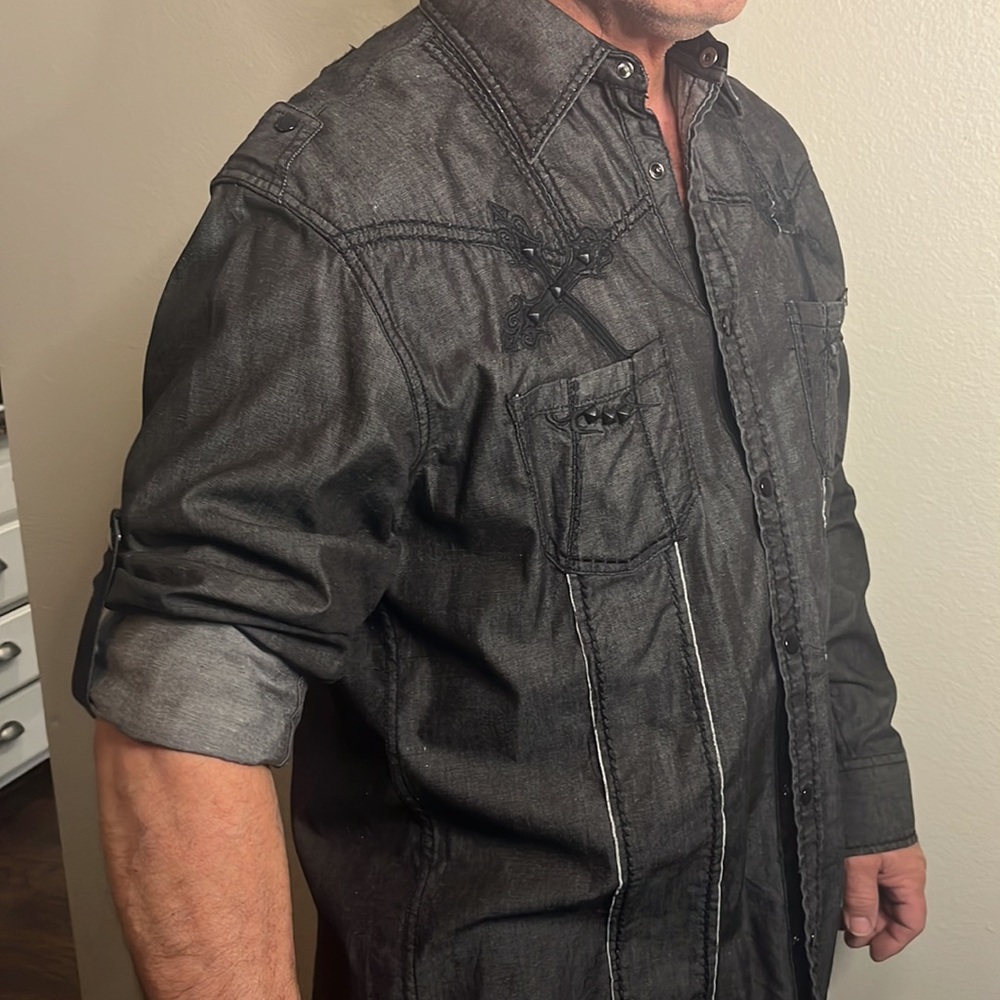 Roar Scout black men’s shirt - Picture 8 of 10